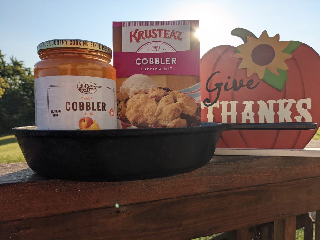 Cracker Barrel Peach Cobbler Mix - Review The Foods