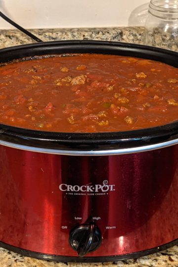 Crockpot of Chili